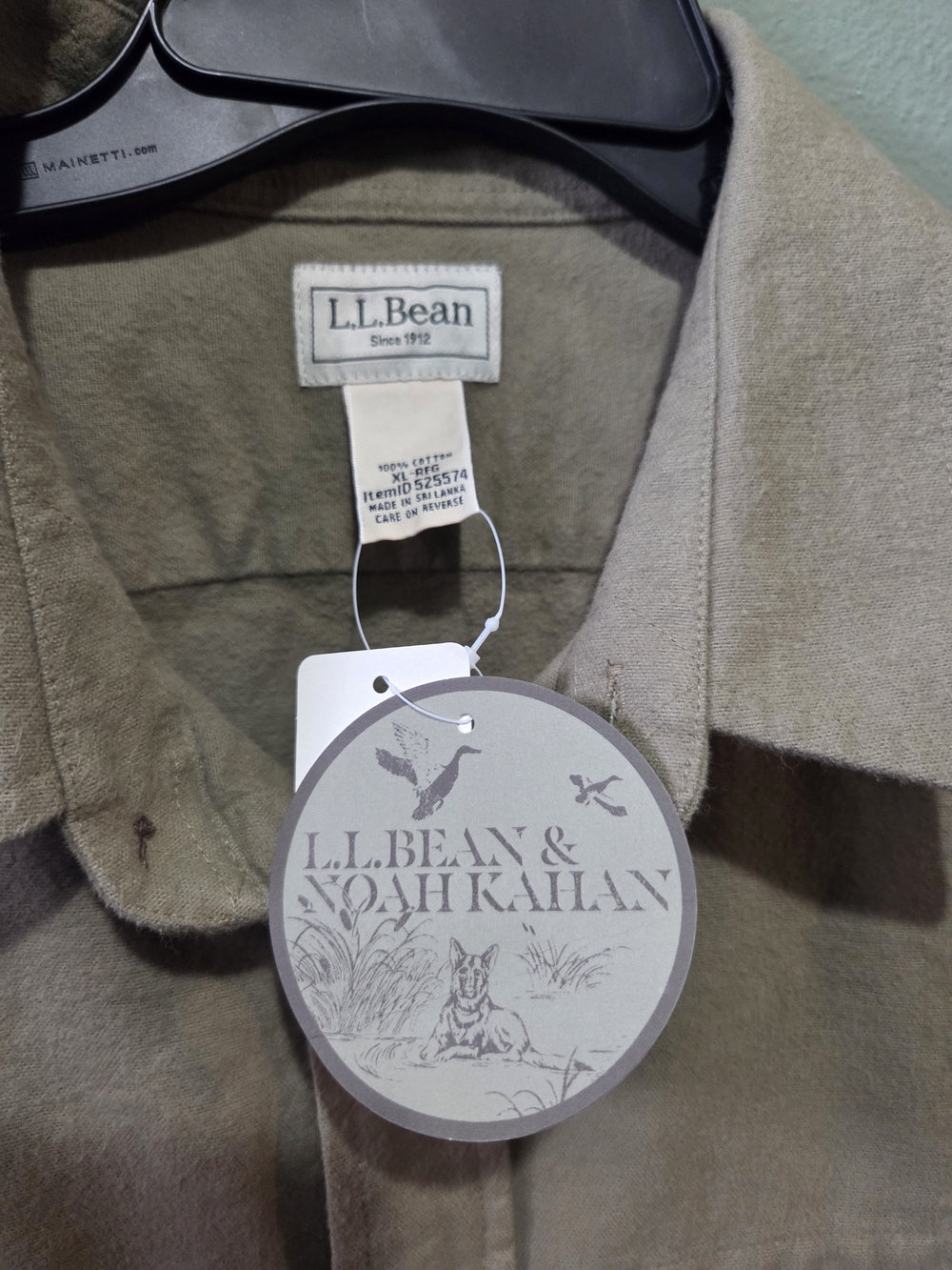 NWT Noah Kahan x L.L. Bean Men's Casual Button-Down Shirt in Khaki